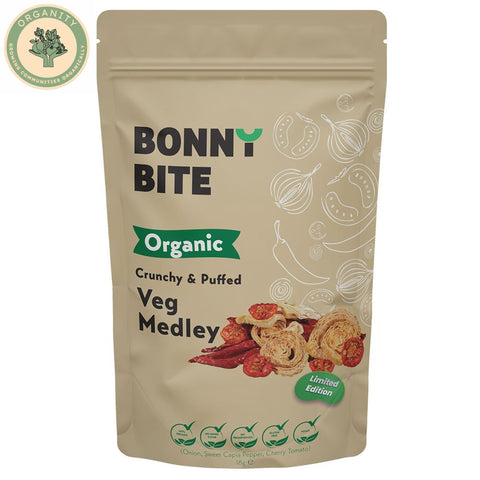 Crisps - Cruncy Puffed Veg Medley