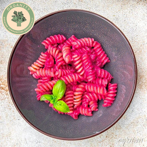 Pasta - Beetroot & Basil Fusilli