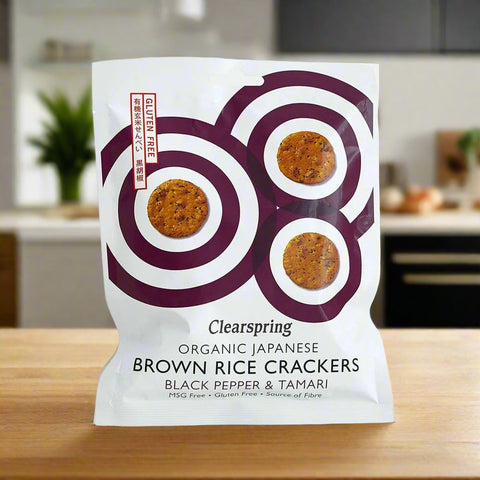Crackers - Brown Rice Black Pepper & Tamari