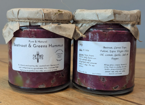 Beetroot & Carrot Top Hummus - By Vivian